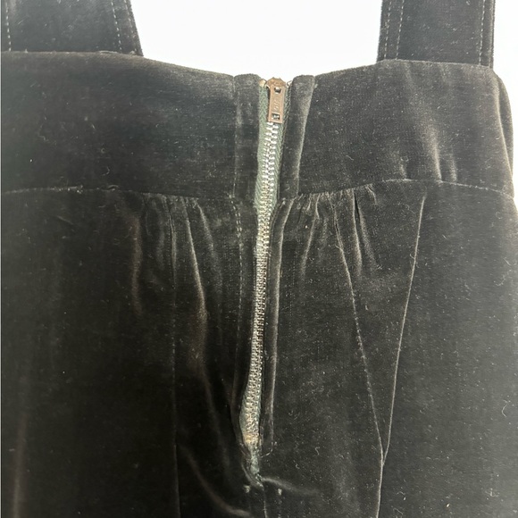 VINTAGE 60s-70s Velvet Heart Babydoll Dress, Milkmaid Cottagecore Kindercore - Picture 5 of 6